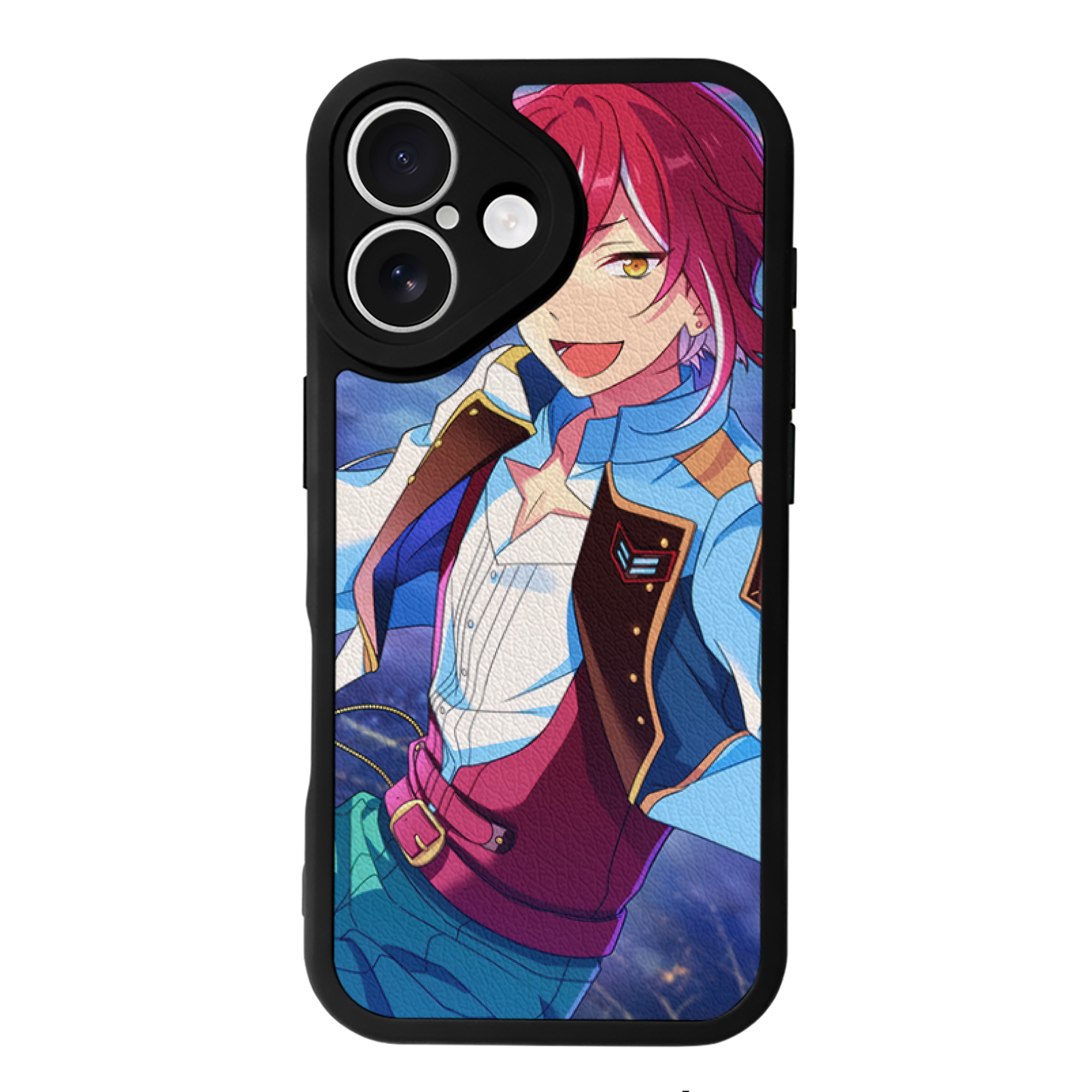 （画像用） あんさんぶるスターズ! Ensemble Stars 【iPhone 16シリーズ対応】シリコンスマホケース（レザー調） 材質：シリコン